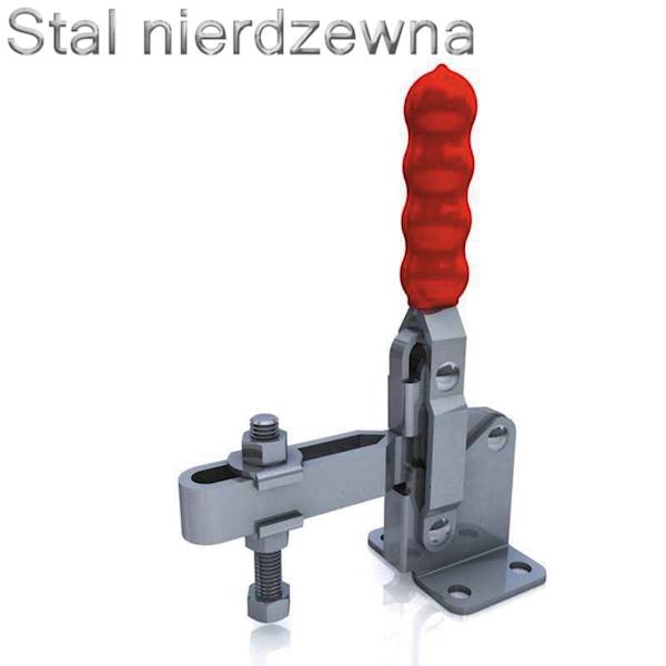 Dociskacz pionowy 340 kg - STAL NIERDZEWNA