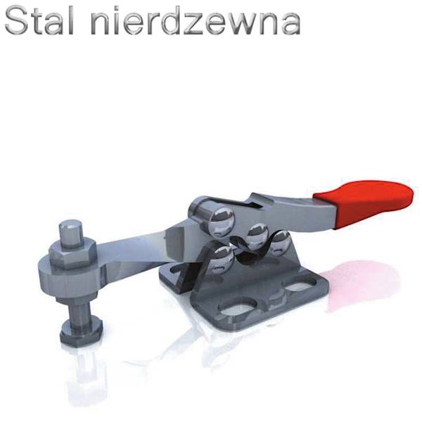 Dociskacz poziomy  38 kg - STAL NIERDZEWNA