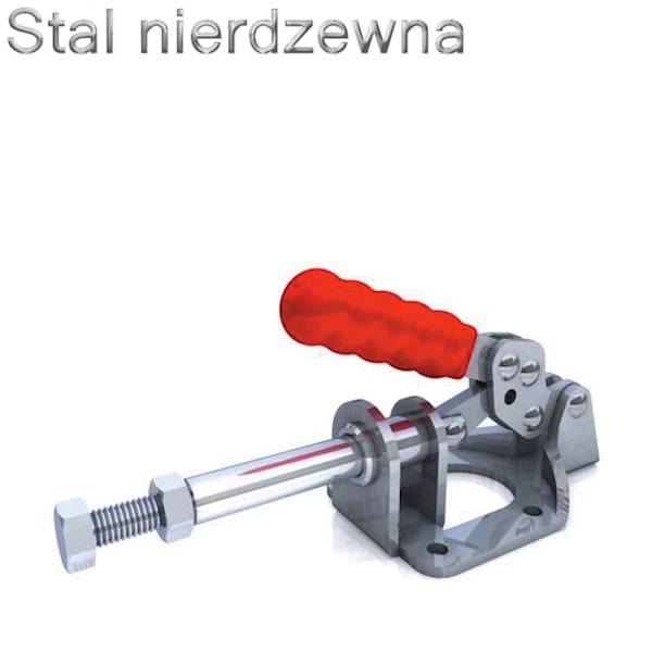Dociskacz suwakowy  136 kg - STAL NIERDZEWNA