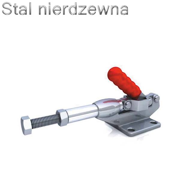 Dociskacz suwakowy  386 kg - STAL NIERDZEWNA