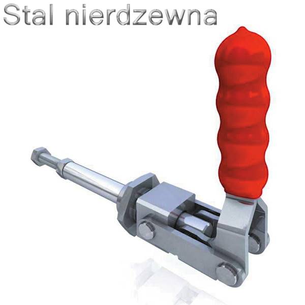 Dociskacz suwakowy  318 kg - STAL NIERDZEWNA