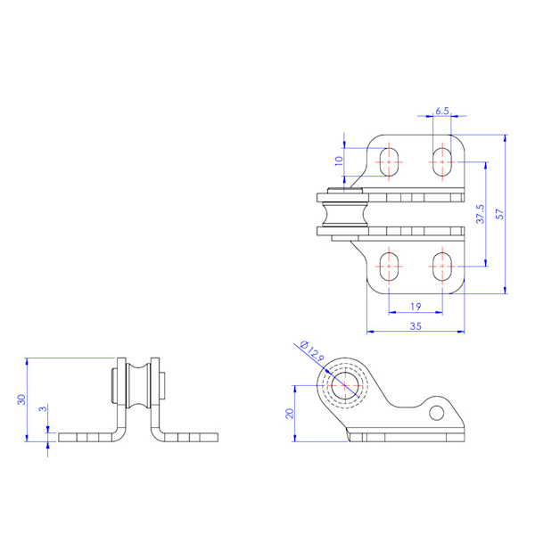 Zaczep zapięcia hakowego