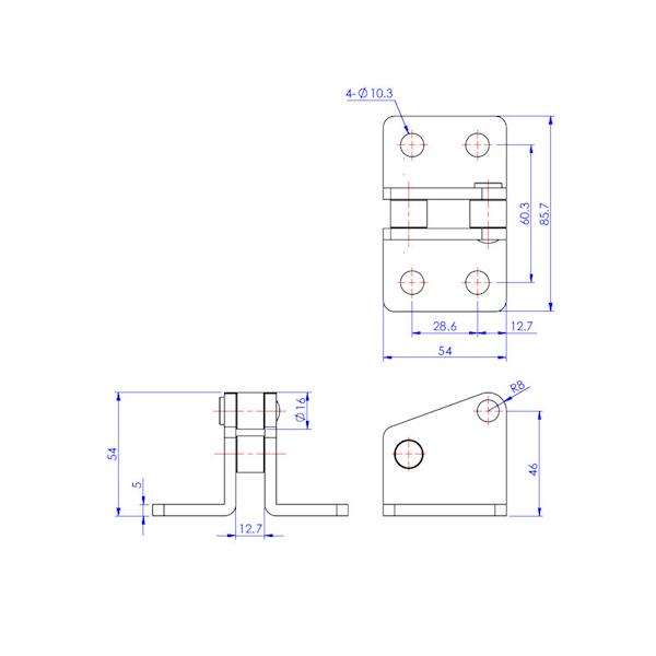 Zaczep zapięcia hakowego
