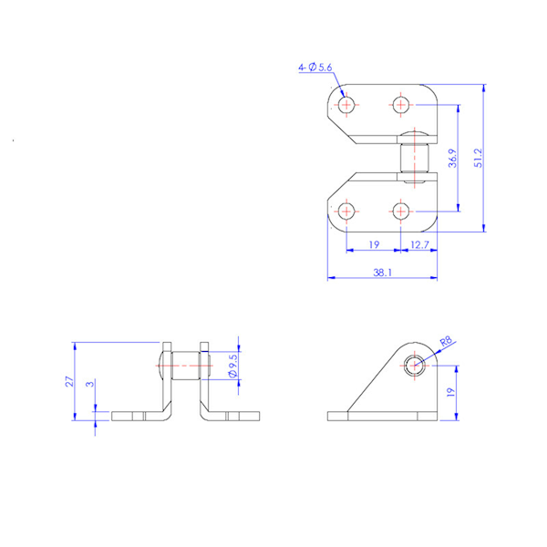 Zaczep zapięcia hakowego