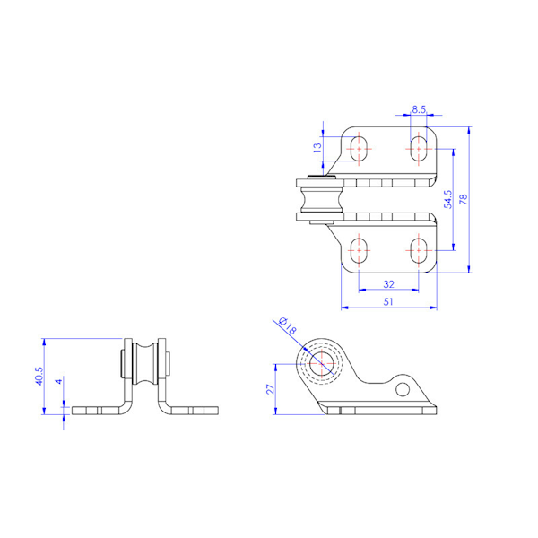 Zaczep zapięcia hakowego