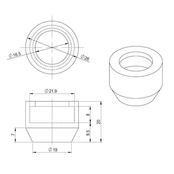Nakładka neoprenowa M12