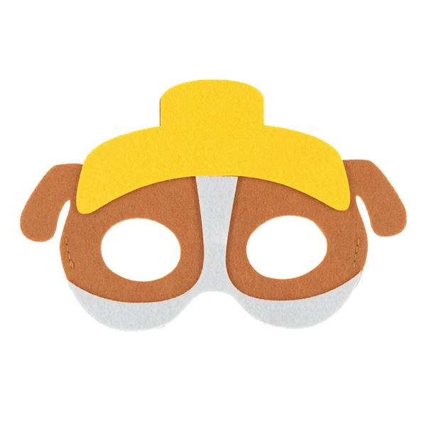 Maska filcowa pies Patrol Budowniczy Rubble 141557