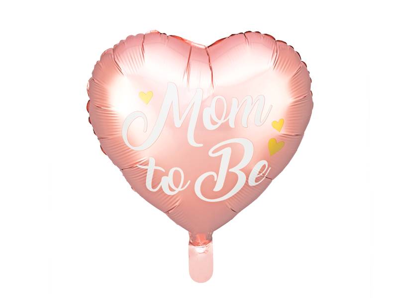 Balon foliowy różowy serce Mom to Be 35cm FB92-081