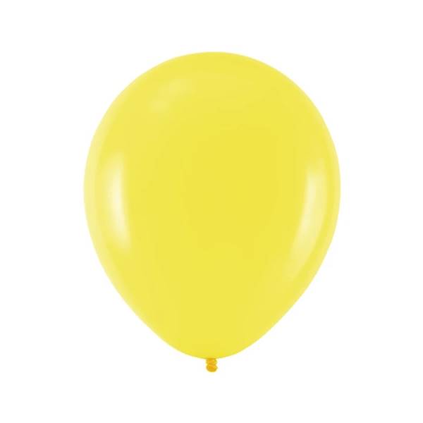 Balony mini lateksowe 5" żółte 20 szt do girland i pudełek 400717