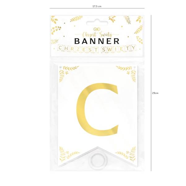 Girlanda Chrzest Święty flagi 13szt banner 127711