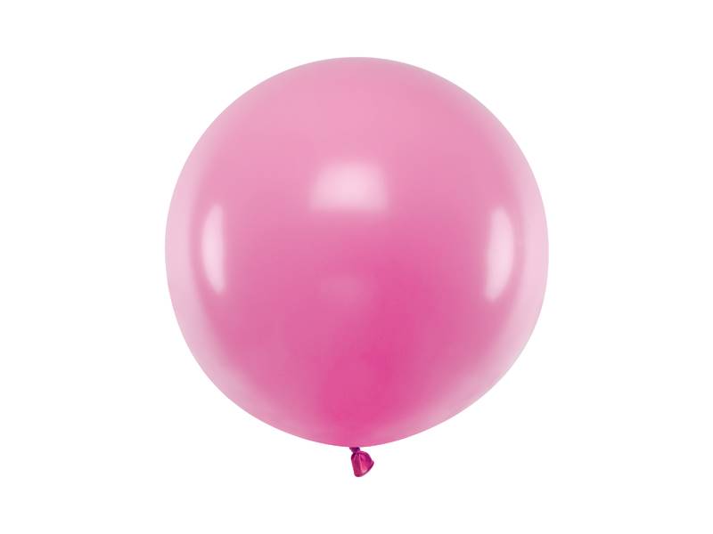 Balon 60 cm Jumbo różowy pastelowy fuksja OLBOM-080
