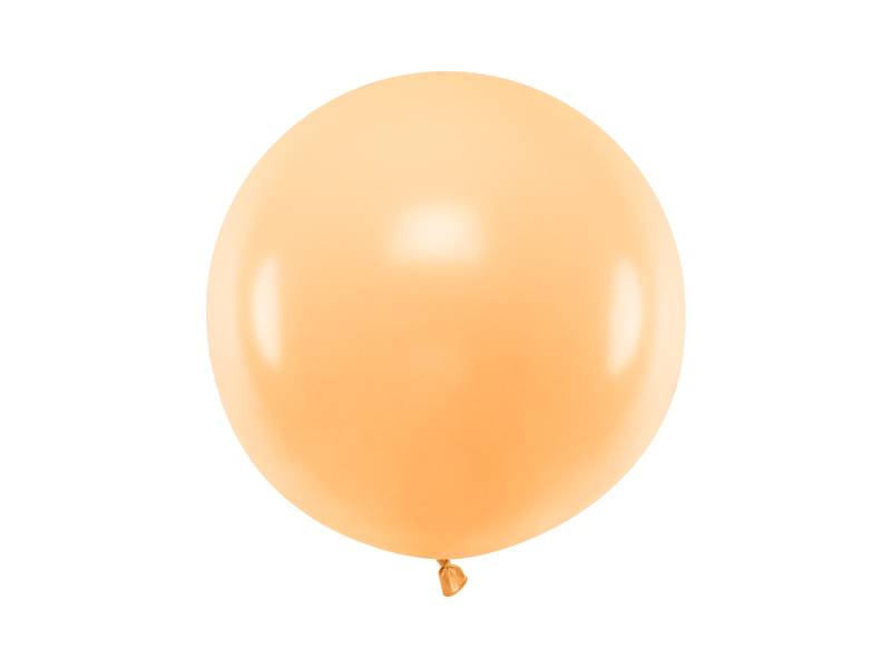 Balon 60 cm Jumbo pastelowy brzoskwiniowy OLBOM-075J