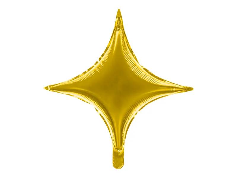 Balon gwiazda 4-ramienna złota 45cm FB217M-019