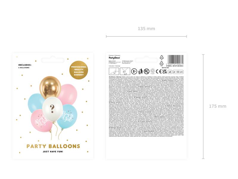Balony 30cm Boy or Girl SB14P-308-000-6