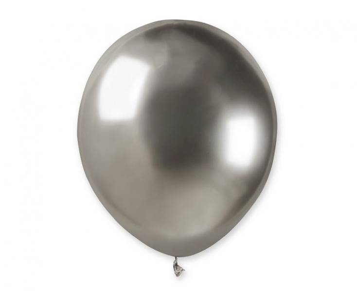 Balony Gemar AB50 5" Shiny srebrne glossy platynowe 13cm 100szt