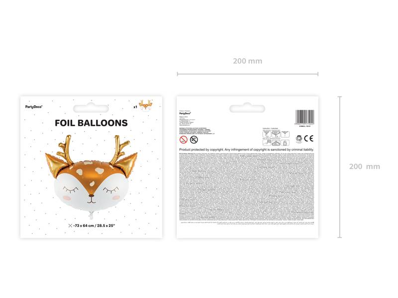 Balon foliowy Jelonek 73x64cm FB101