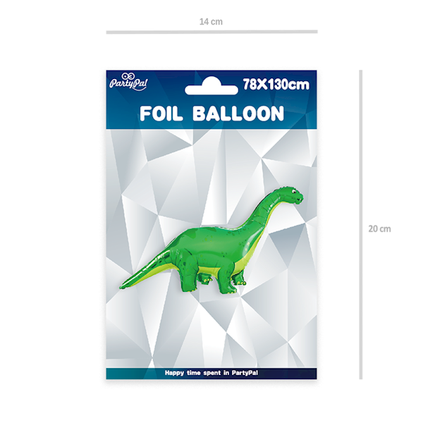 Balon foliowy dinozaur Brontozaur 78x130 460395