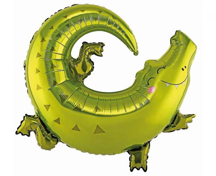 Balon foliowy krokodyl 80x71cm 