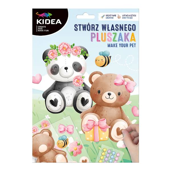 Zestaw kreatywny stwórz własnego pluszaka