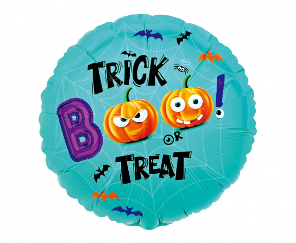Balon foliowy okrągły BOO Halloween 36cm
