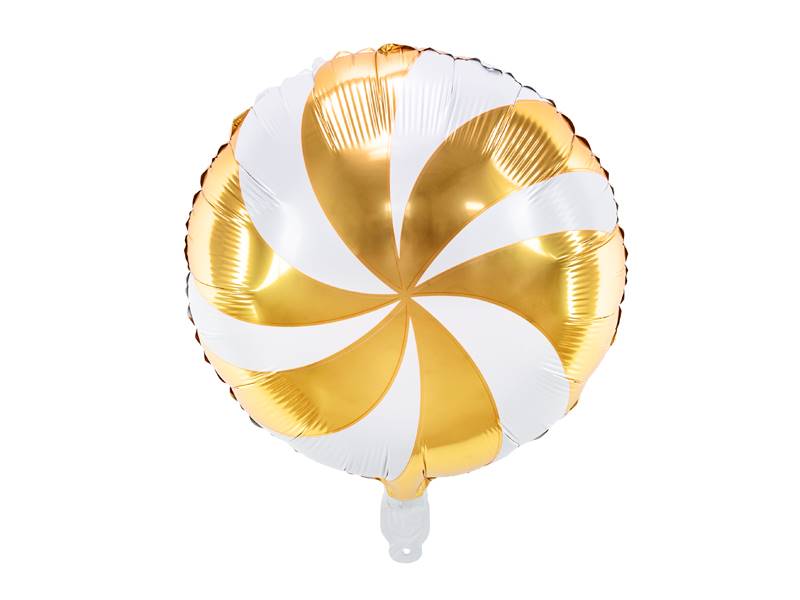 Balon foliowy Cukierek 35cm złoty FB107-019