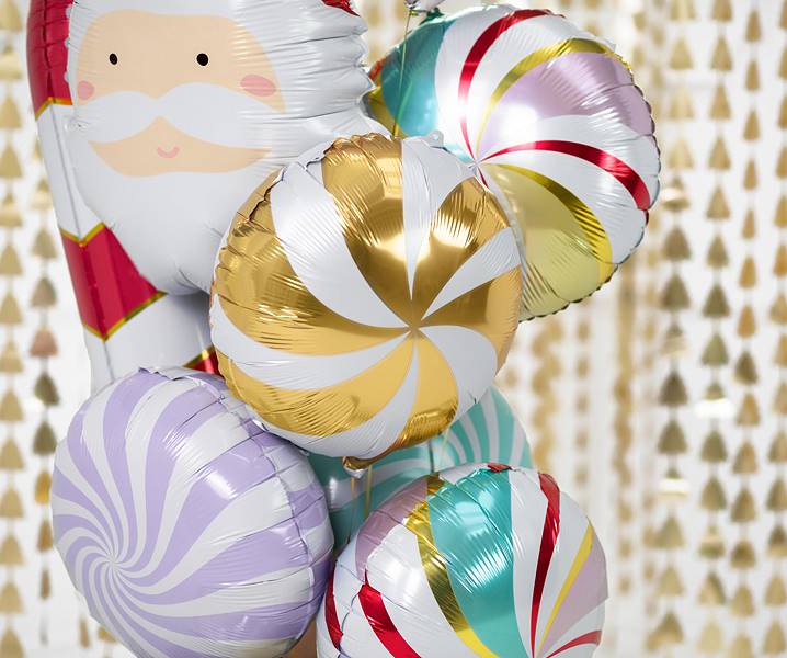 Balon foliowy Cukierek 35cm złoty FB107-019
