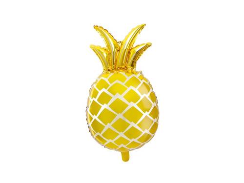 BALON FOLIOWY ANANAS ZŁOTY 38X63CM FB31M-019 PARTY DECO 