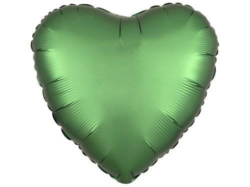BALON FOLIOWY SERCE ZIELONE 38587 AMSCAN 