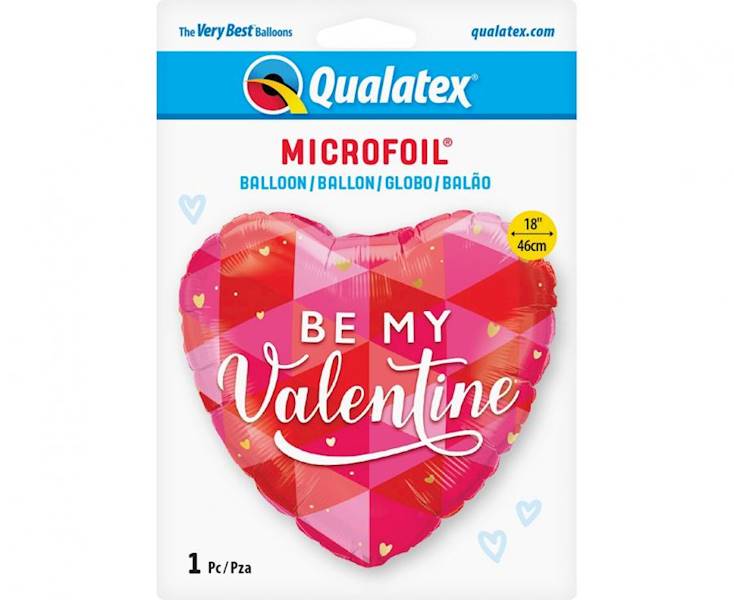 Balon foliowy serce Be my Valentine