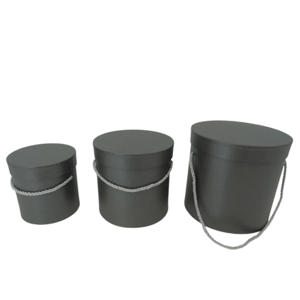 Pudełko flowerbox szare 3w1 W5087-A-Gray