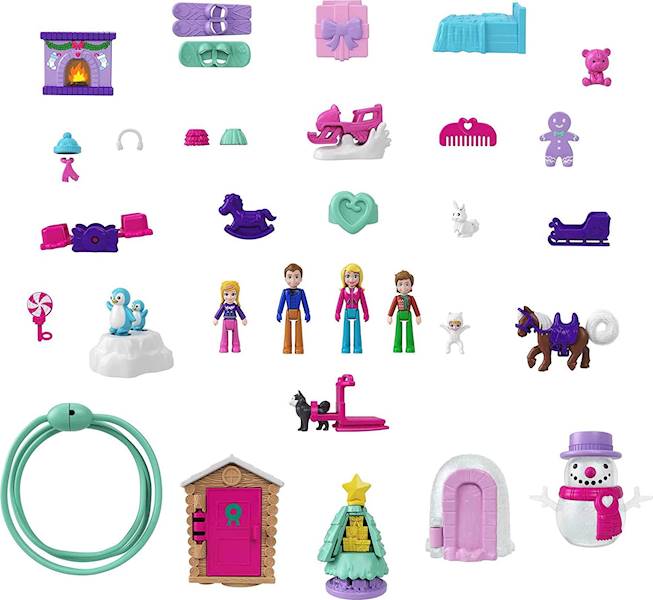 Polly Pocket kalendarz adwentowy GYW07