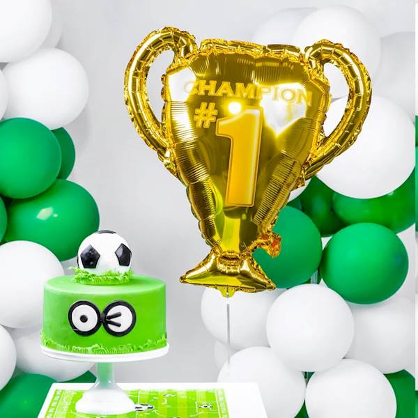 Balon foliowy puchar złoty Champion #1 61x65 cm 460710