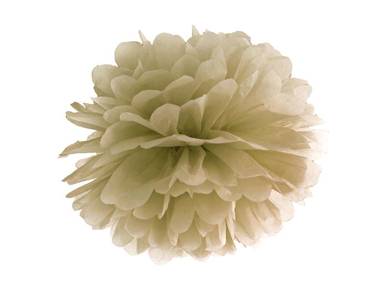 POMPON Z BIBUŁY 25CM Złoty PP25-019