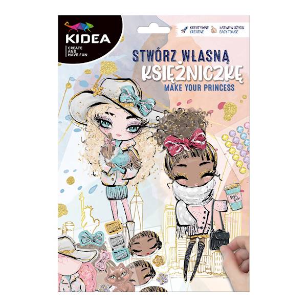 Zestaw kreatywny stwórz własną księżniczkę