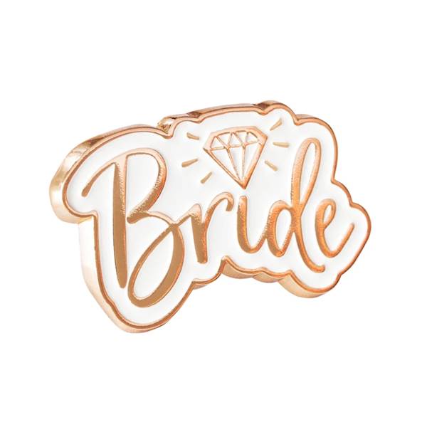 Przypinka "Bride" na wieczór panieński 128831