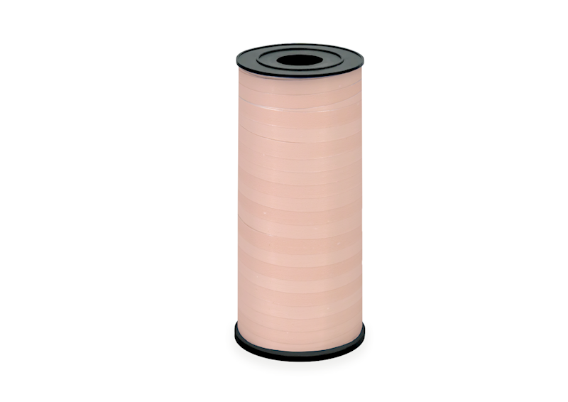 Wstążka plastikowa różowa brudny róż 5mm 92m 160831