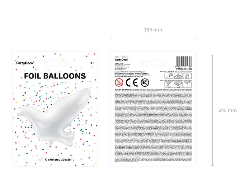 BALON FOLIOWY GOŁĄB FB18-008