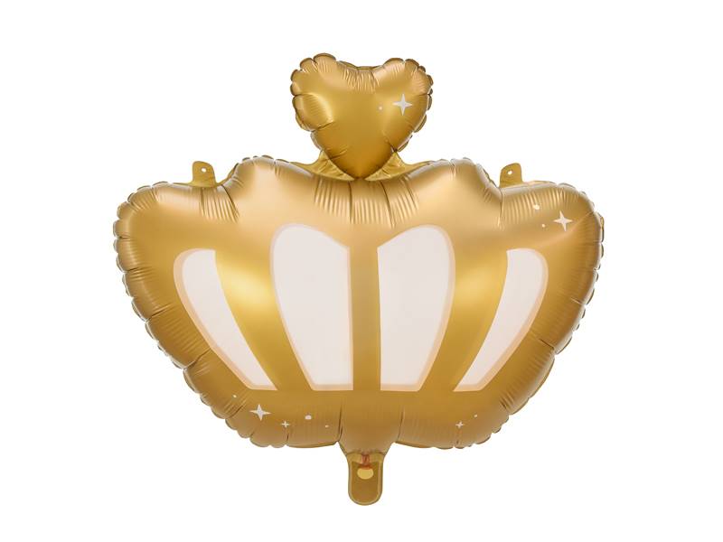 Balon foliowy Korona z sercem 53x43cm FB104
