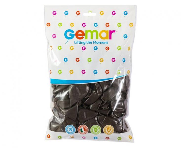 Balony Gemar 12" G110 048 pastelowe brązowe 30cm 100szt