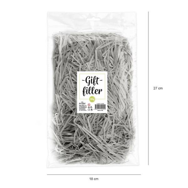 Sianko wypełniacz do pudełek szare 50g 512489