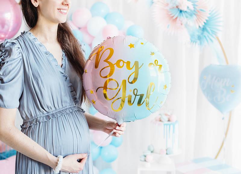 Balon foliowy okrągły Boy Or Girl 45cm