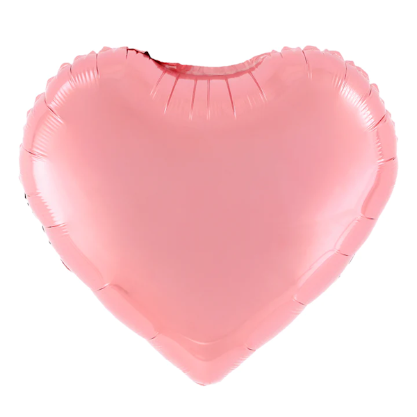 Balon foliowy serce różowe 45cm 460043