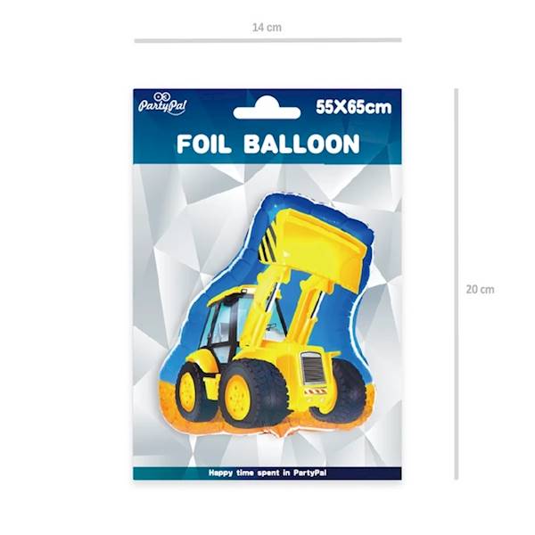 Balon foliowy koparka 55x65 cm 460436