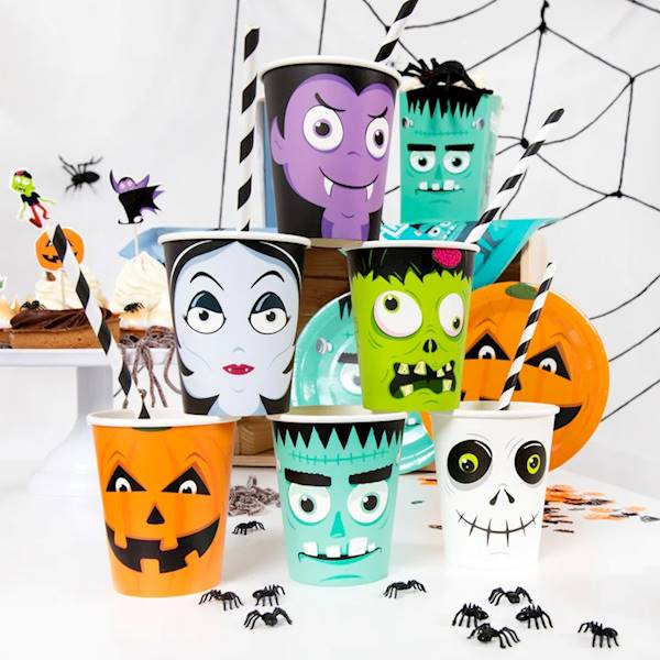 Kubeczki Halloween Happy 220ml 6szt 129654