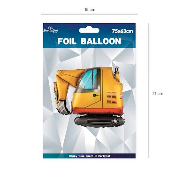Balon foliowy koparka 75x63cm 460561