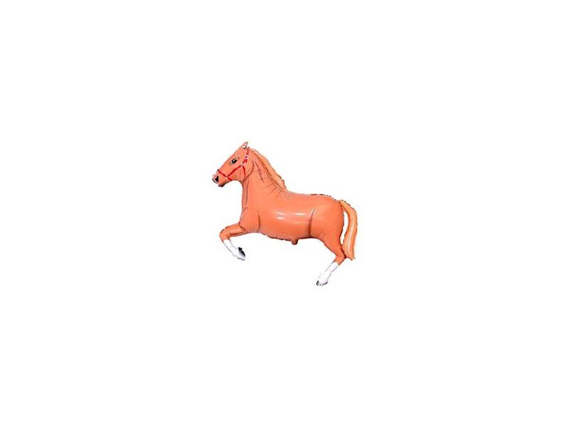 BALON FOLIOWY KOŃ BIAŁY LUB BRĄZOWY 901625 62 CM 