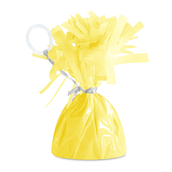 Obciążnik do balonów żółty pastelowy -ciężarek 511547