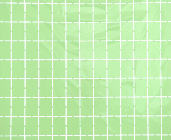 Kurtyna kwadraty zielona pastelowa 100x200cm