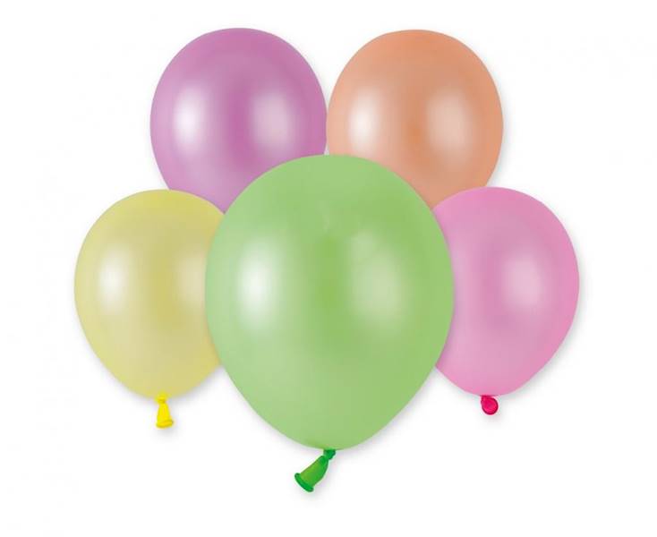 Balony Gemar 5" AF50 081 Neon Mix fluor 13cm 100szt
