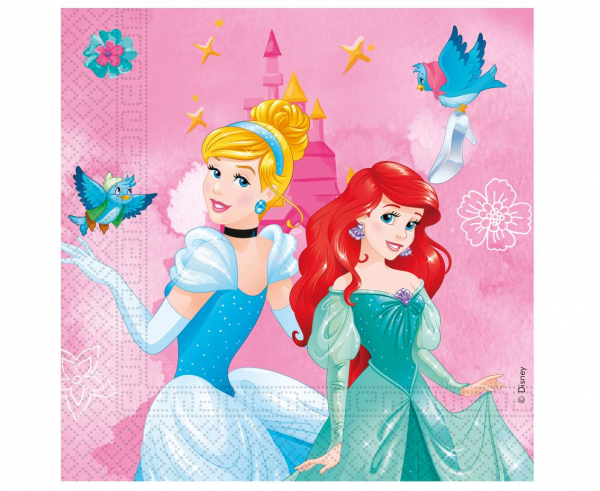 Serwetki Księżniczki Disney 33x33cm 20szt